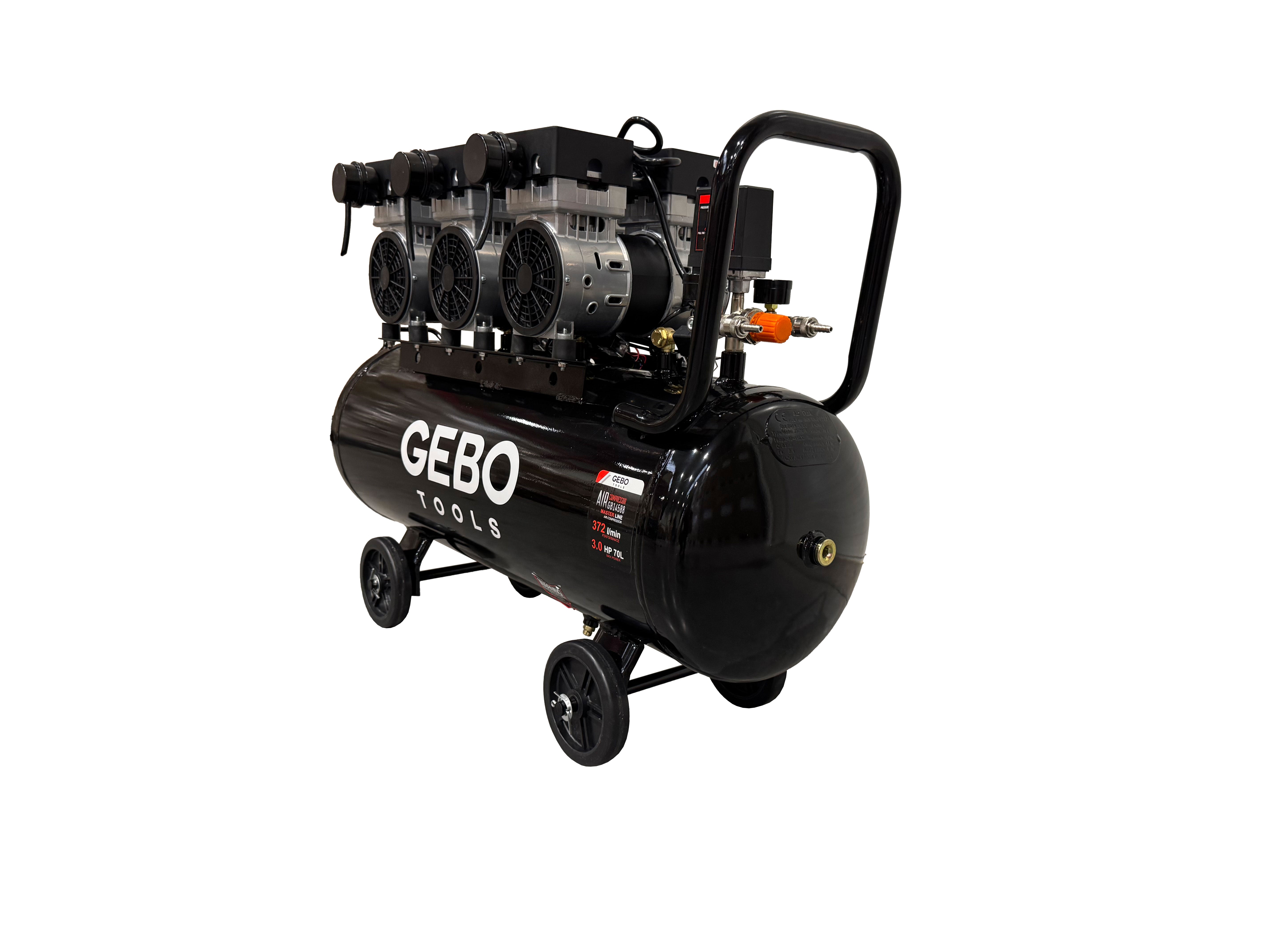 Αθόρυβος Συμπιεστής 70L M2 GEBO TOOLS