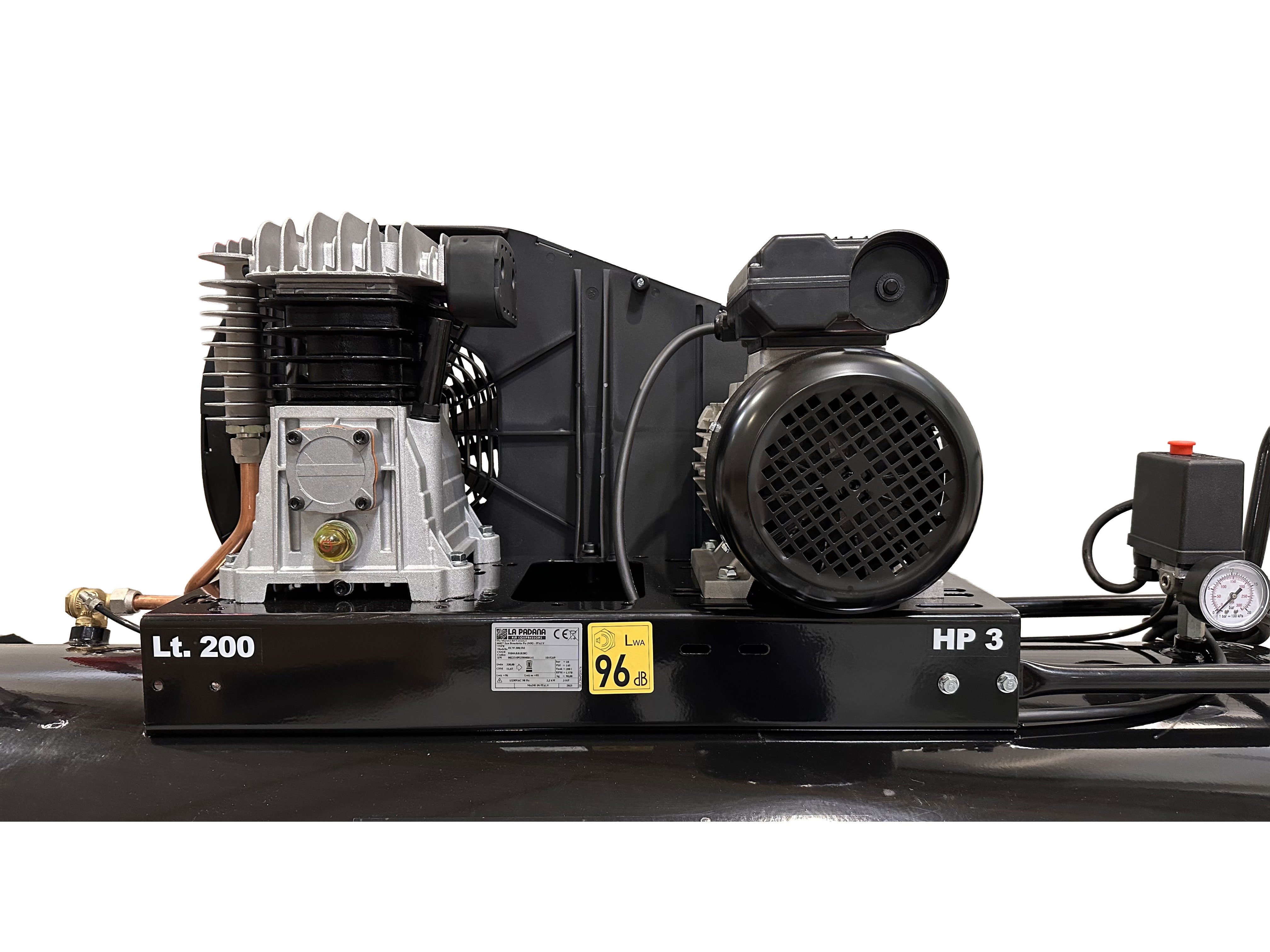 Κομπρεσέρ Αέρος-Αεροσυμπιεστής 200L 3Hp 230V GEBO TOOLS