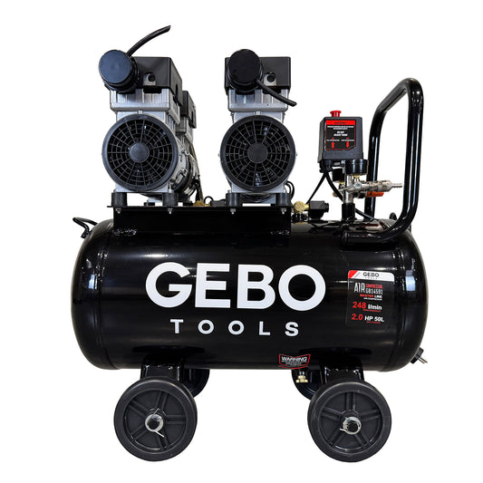 Αθόρυβος Συμπιεστής Χωρίς Λάδι 50L GEBO TOOLS