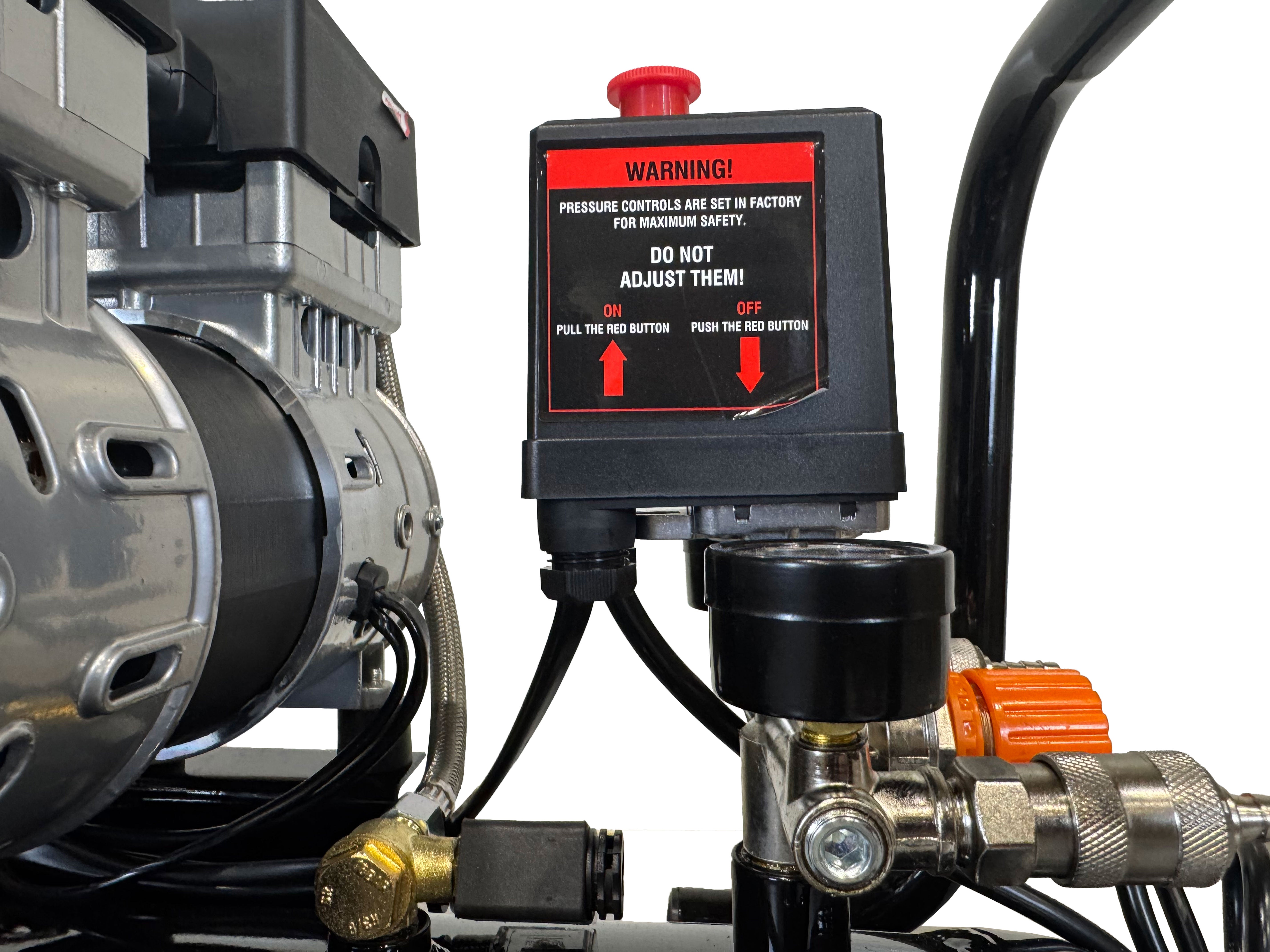 Αθόρυβος Συμπιεστής Χωρίς Λάδι 50L GEBO TOOLS