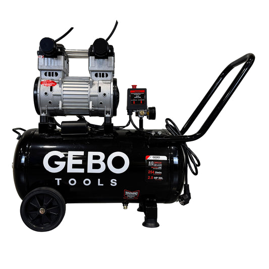 Αθόρυβος Συμπιεστής 50L 2HP GEBO TOOLS