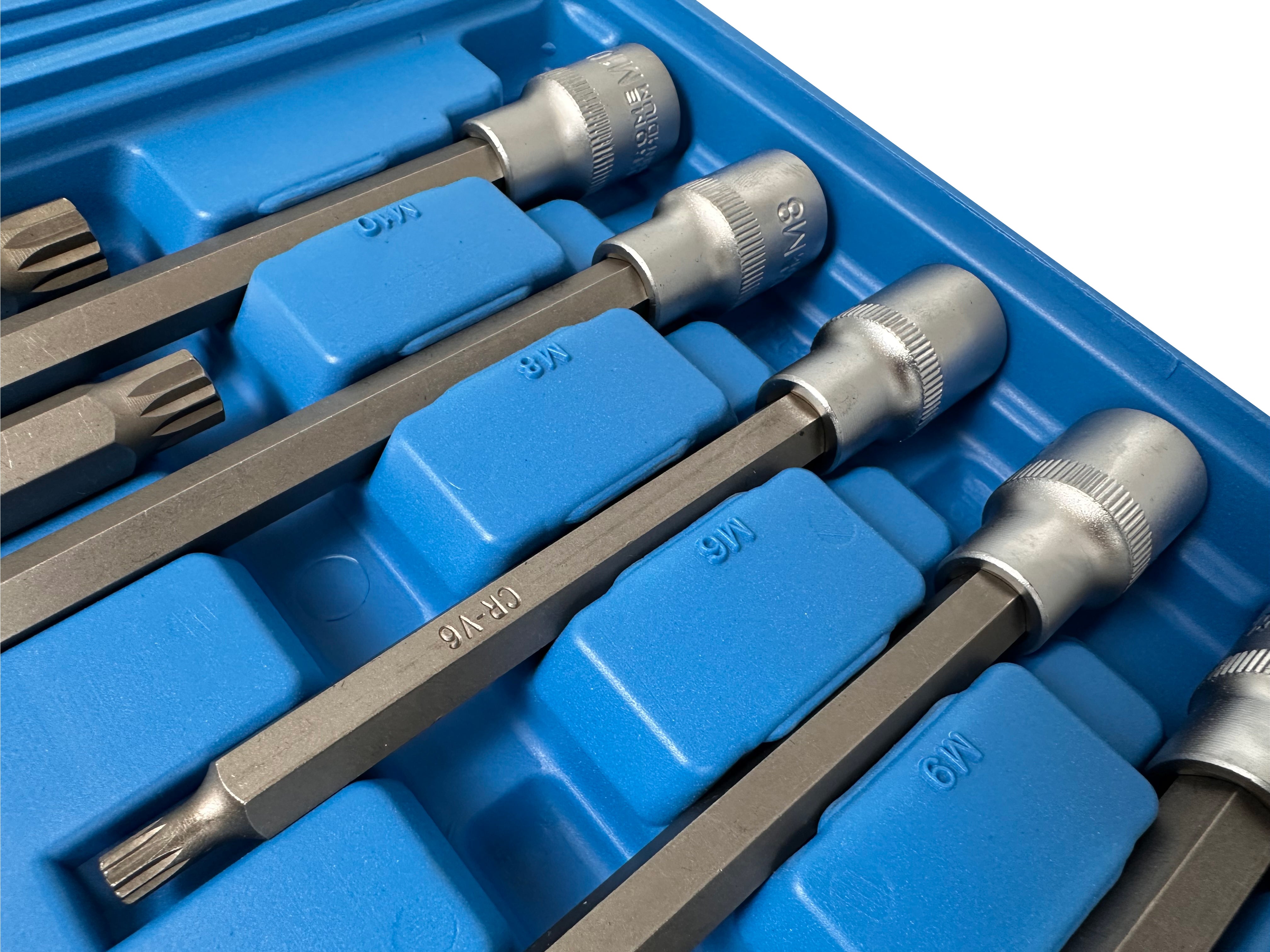 Συλλογή-Σετ Μύτες XZN M SPLINE 1/2" 26Τμχ GEBO TOOLS