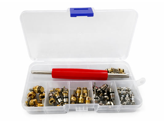 Σετ Βελονάκια Βαλβίδας Κλιματισμού Και Κατσαβίδι 41Tμχ GEBO TOOLS