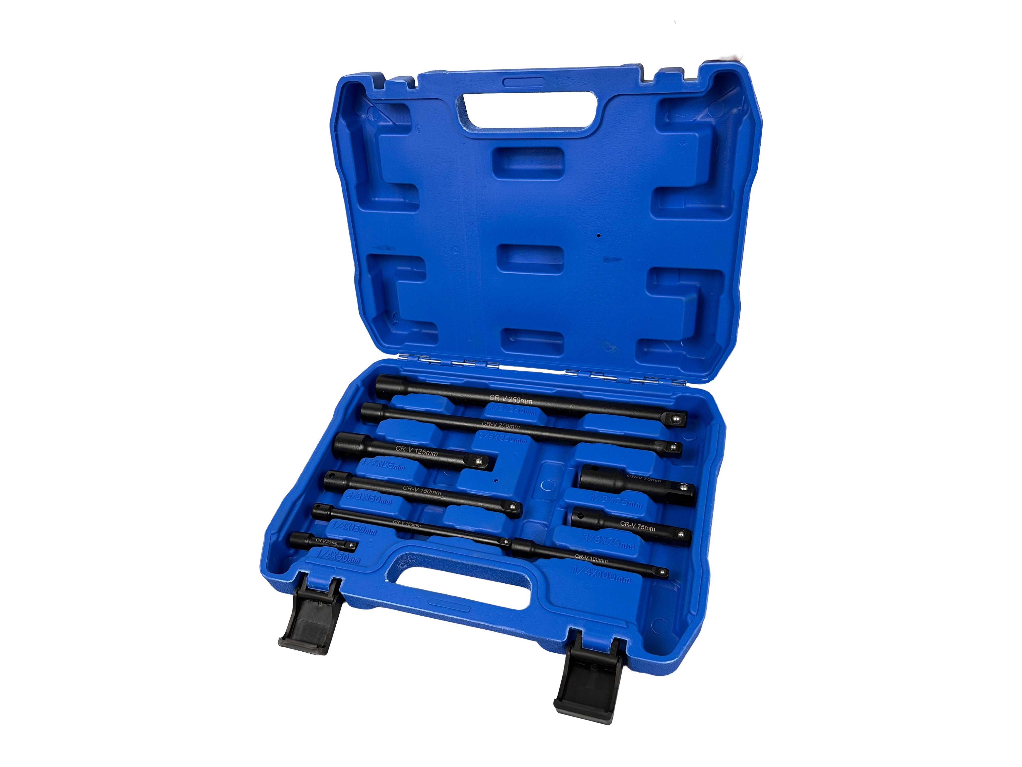 Σετ Προεκτάσεις Για Καρυδάκια 1/4" 3/8" 1/2" 9Τμχ GEBO TOOLS