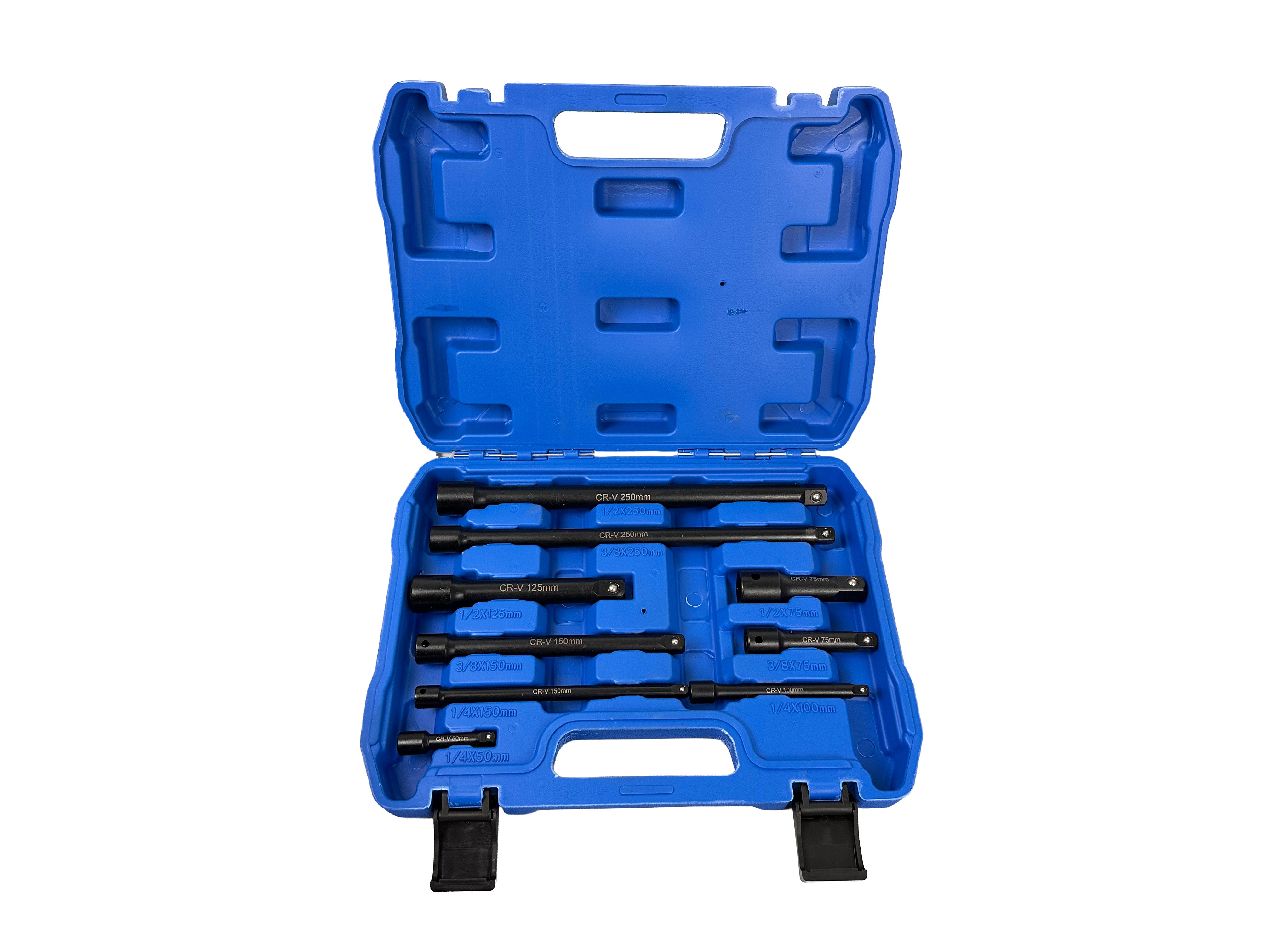 Σετ Προεκτάσεις Για Καρυδάκια 1/4" 3/8" 1/2" 9Τμχ GEBO TOOLS