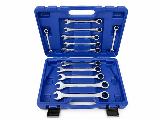 Σετ Κλειδιά Γερμανοπολύγωνα Με Καστάνια 8-19mm 12 Τμχ GEBO TOOLS