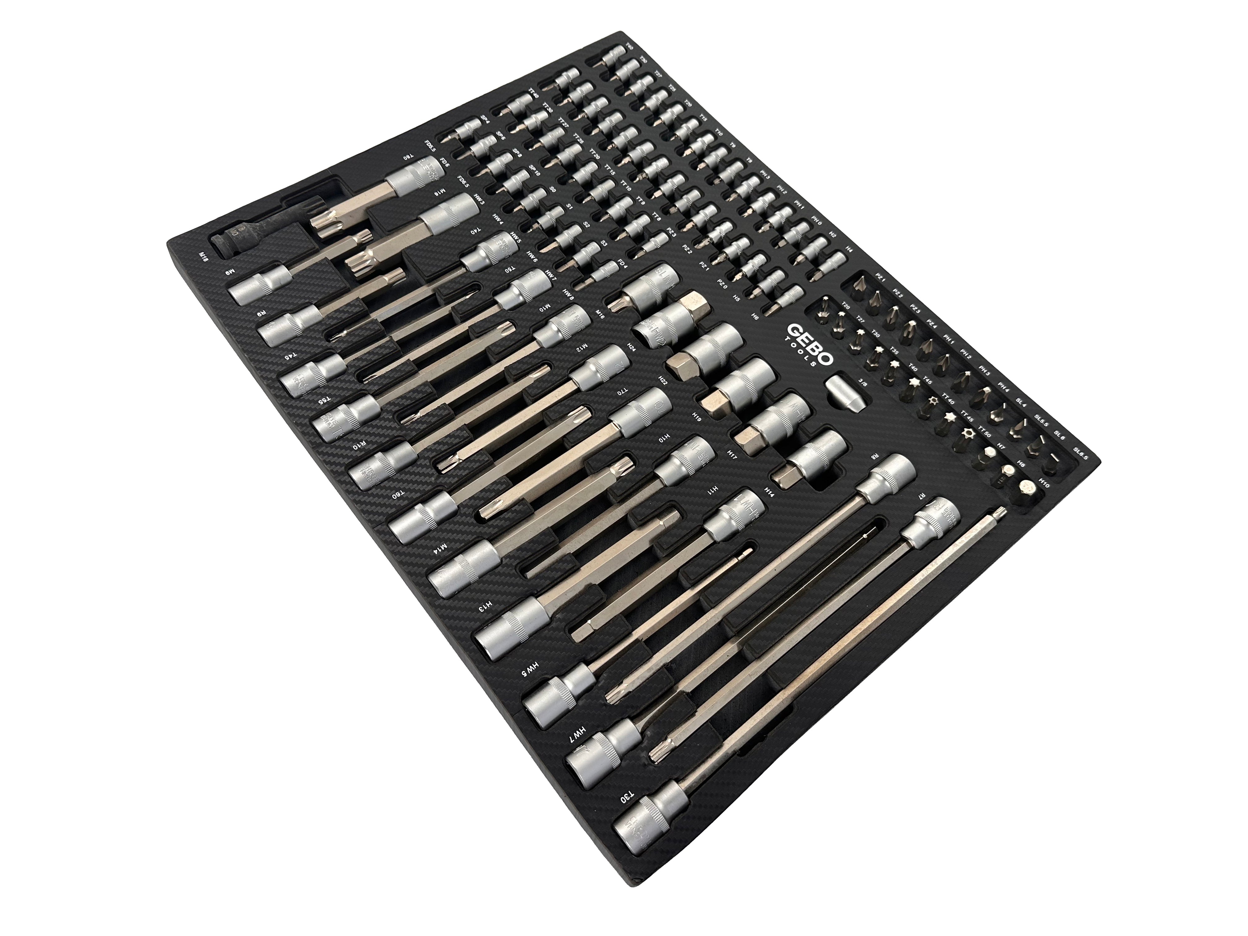 Σετ Εργαλειοθήκης Με Μύτες 101Τμχ GEBO TOOLS
