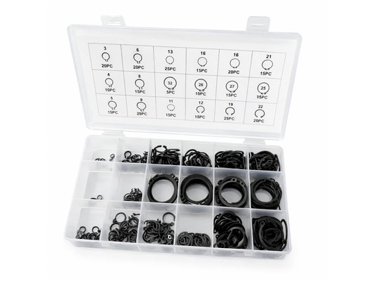Σετ Εξωτερικές Ασφάλειες Seeger 300Τμχ GEBO TOOLS