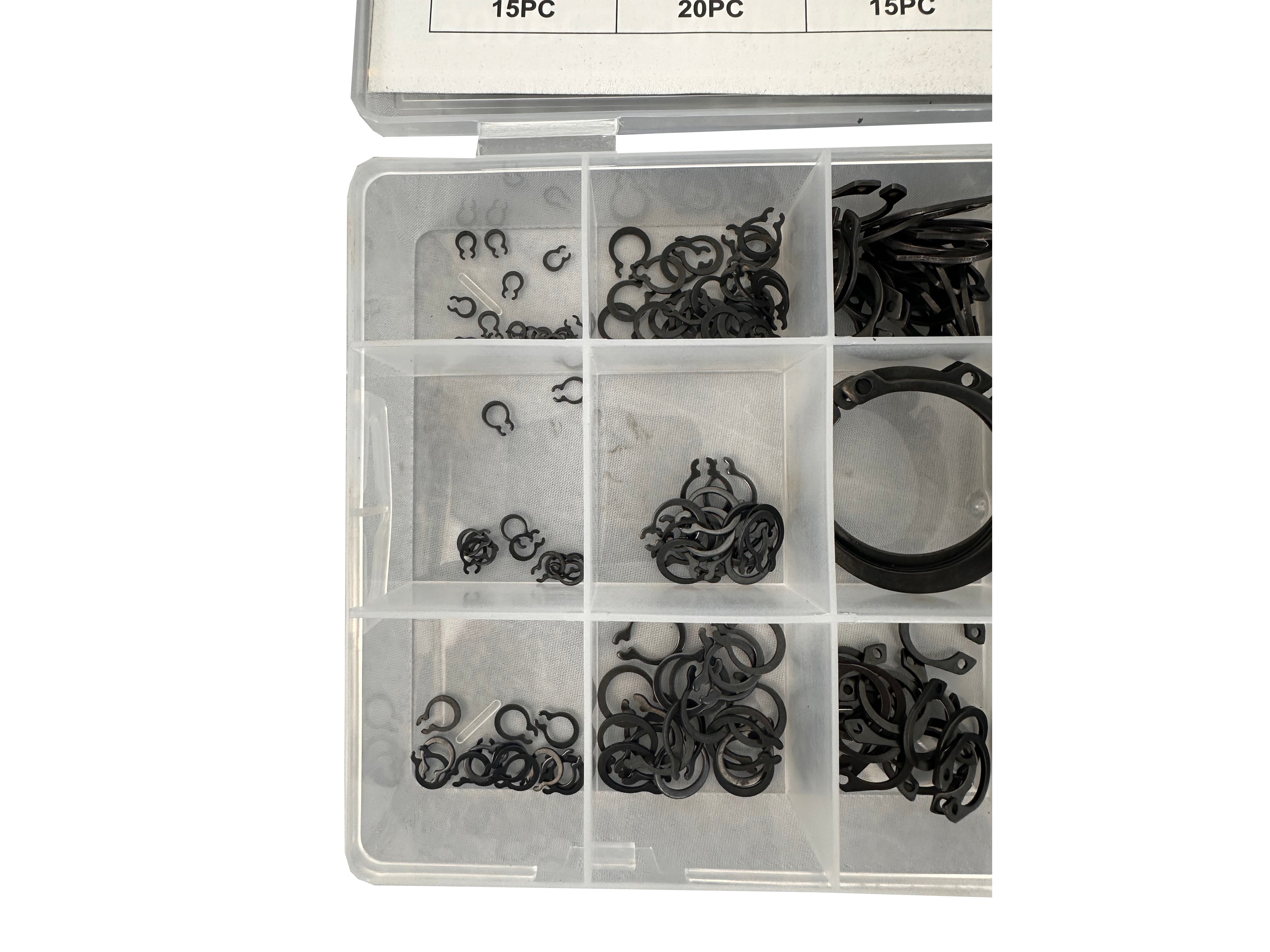 Σετ Εξωτερικές Ασφάλειες Seeger 300Τμχ GEBO TOOLS