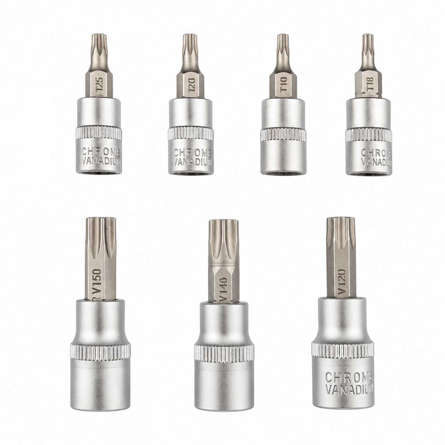 Σετ Καρυδάκια Με Μύτες Torx 5 Πλευρών  TS8-TS60 12 Τμχ GEBO TOOLS