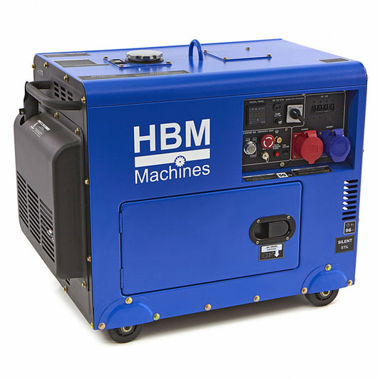 Αθορυβη Γεννητρια Ρευματοσ Πετρελαιου 7900W Hbm