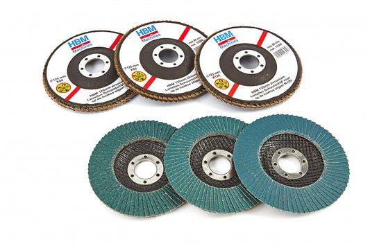 Δίσκος Φυλλαδωτός Με Ζιρκόνιο Για Γωνιακό Τροχό K120 115Mm Hbm
