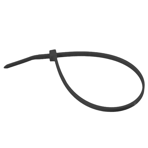 Δεματικά Πλαστικά Μαύρα 4,8x360mm Σετ 100 Τμχ