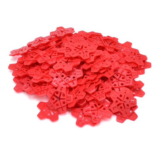 Σετ Αποστάτες- Σταυροί Αλφαδοποίησης Πλακιδίων Πάχους 1-3mm 5 Σε 1 100Τμχ