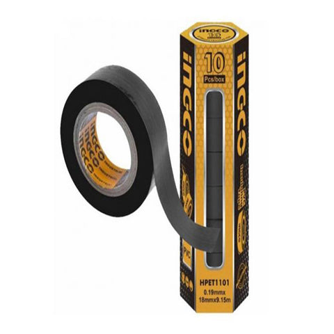 Μονωτική Ταινία Ηλεκτρολόγων 18mm x 9,15m INGCO