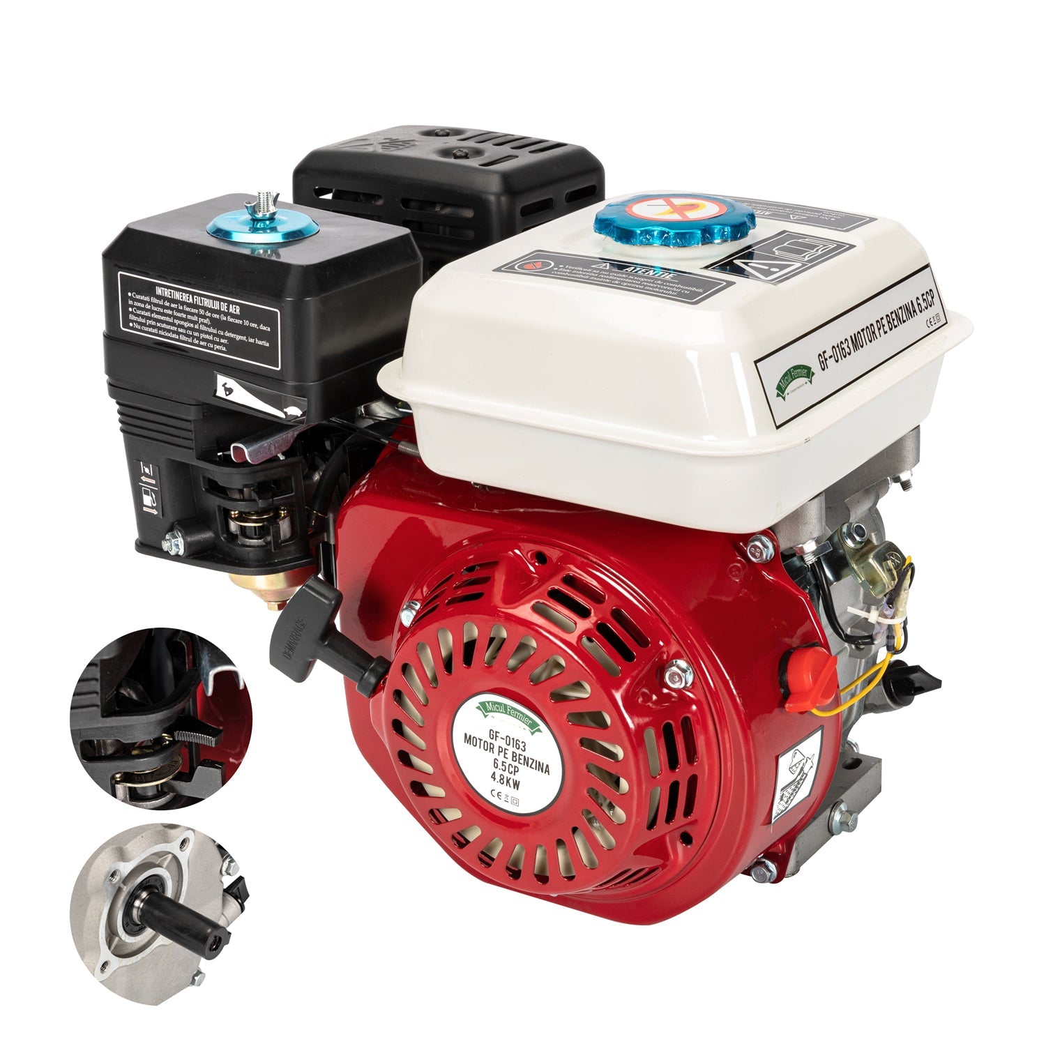 Μοτέρ Βενζίνης 6.5Hp 196Cc