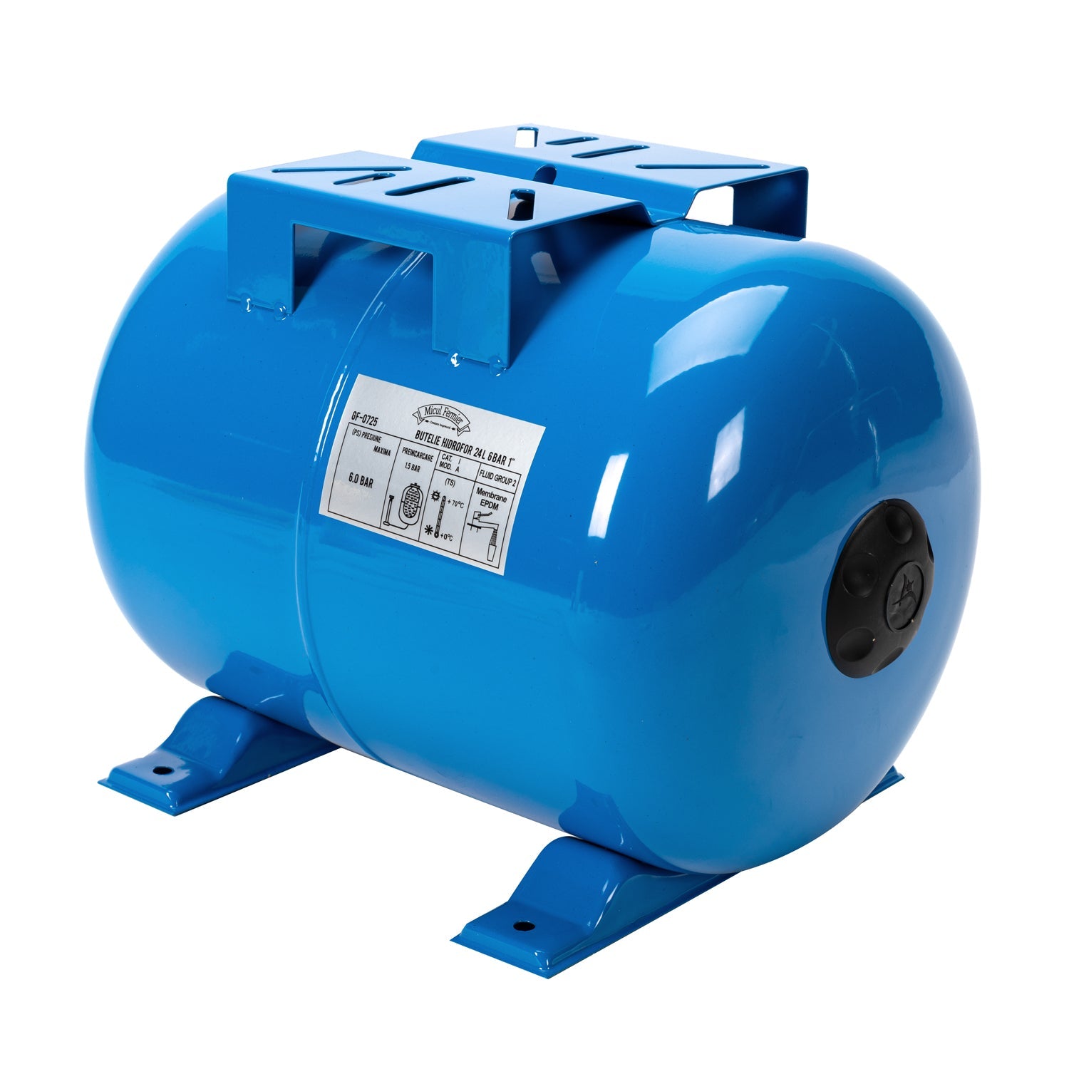 Δοχειο Διαστολησ Η Υδρευσησ Οριζοντιο 24L 6 Bar 1"