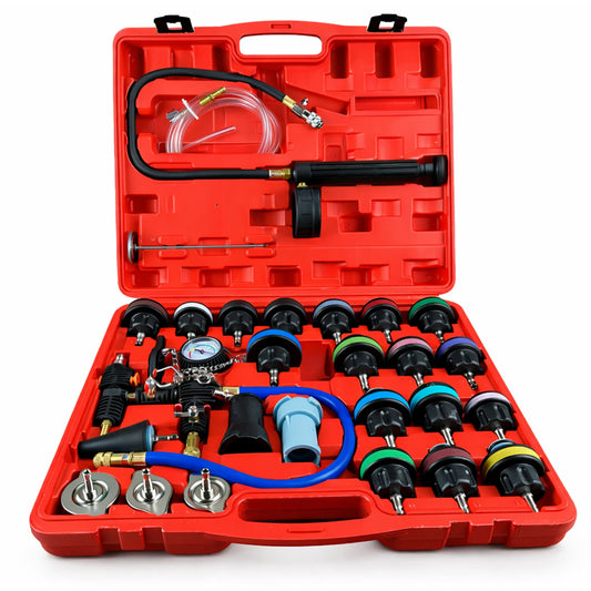 Κιτ Ελέγχου Στεγανότητας Κυκλώματος Ψύξης 28 Τμχ GEBO TOOLS