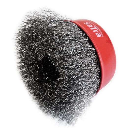 Περιστρεφόμενη Συρματόβουρτσα Καμπάνα 100mm SATRA