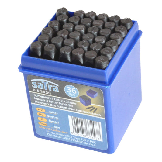 Σετ Χαρακτικά Γράμματα Και Αριθμοί 5Mm, 36 Τεμάχια