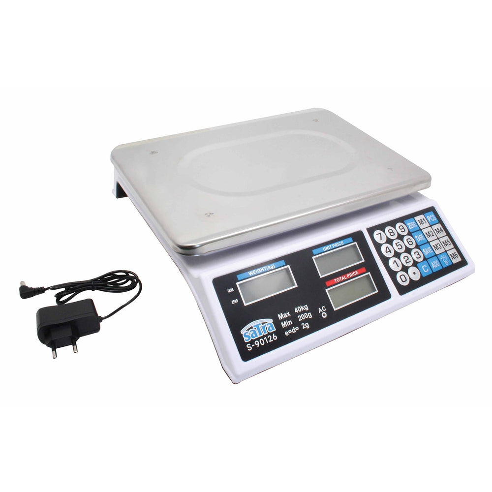Ηλεκτρονική Ζυγαριά Με Οθόνη LCD 200g-40kg SATRA