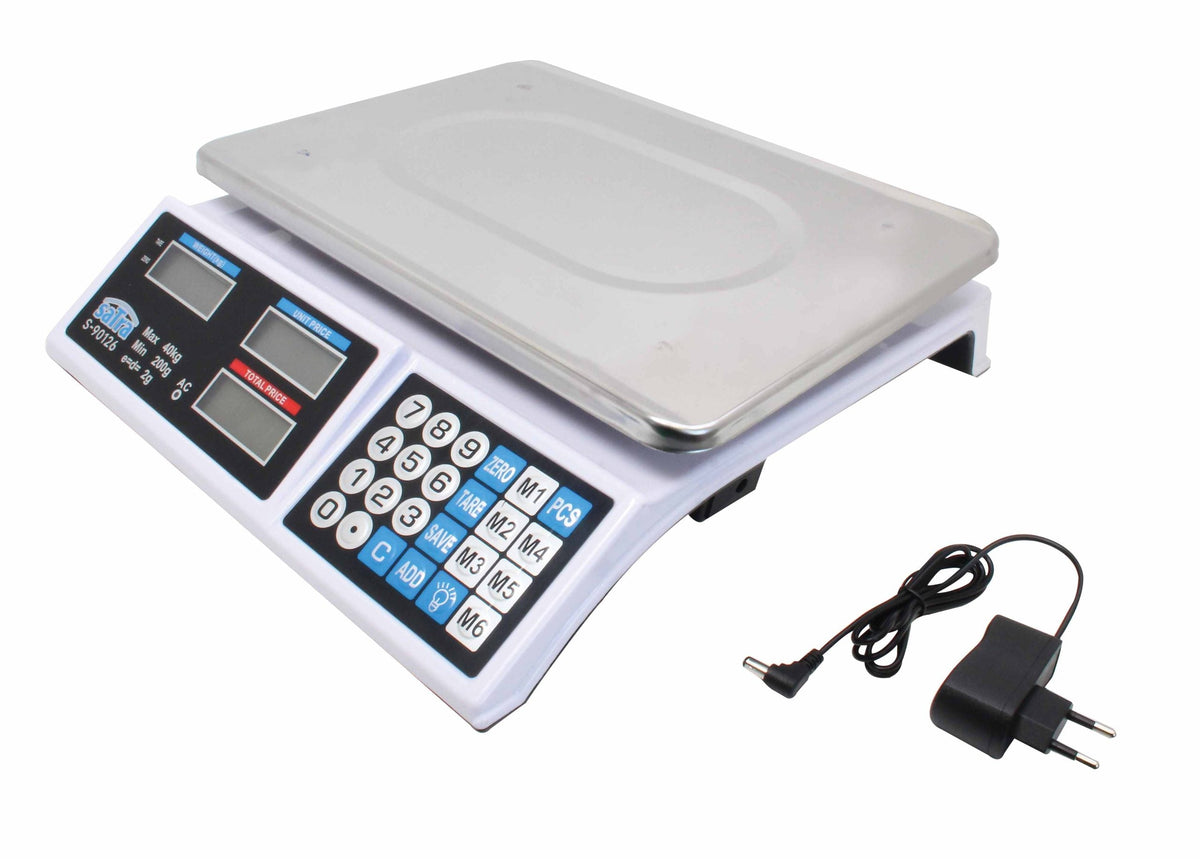 Ηλεκτρονική Ζυγαριά Με Οθόνη LCD 200g-40kg SATRA