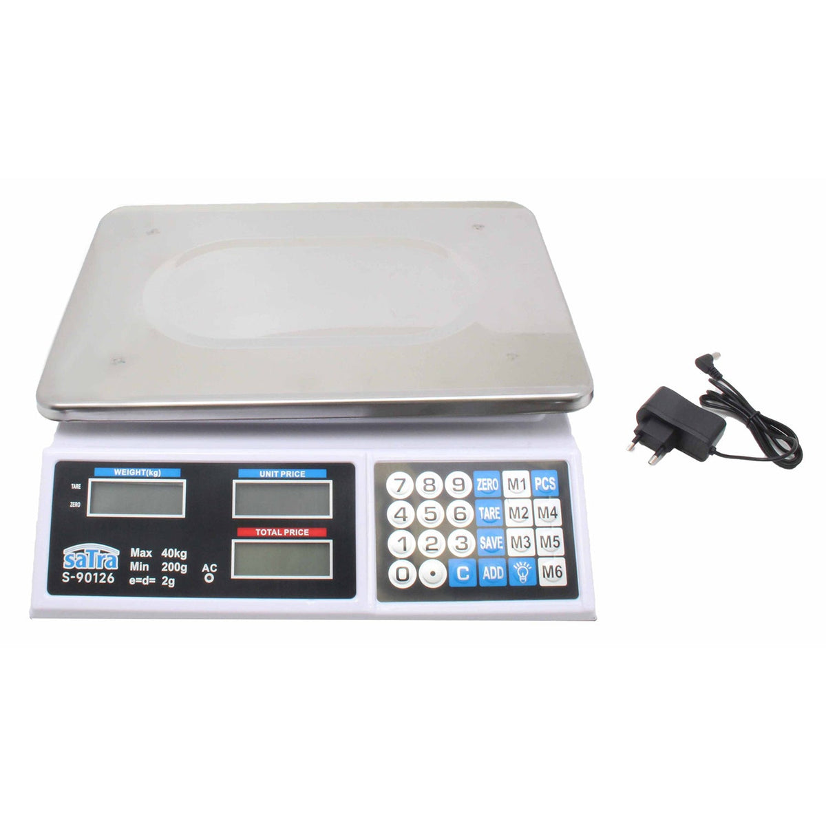 Ηλεκτρονική Ζυγαριά Με Οθόνη LCD 200g-40kg SATRA