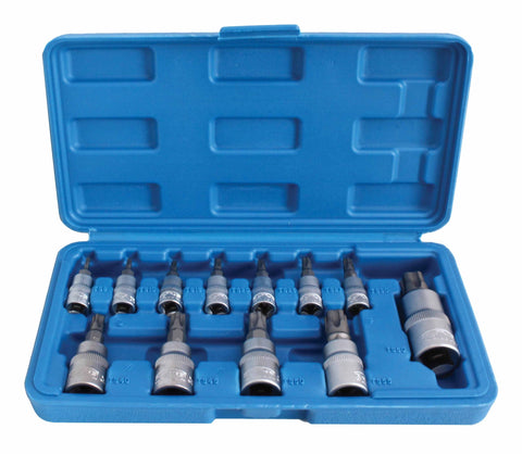 Σετ Καρυδάκια Torx 5 Γωνίες με Τρύπα ΤS8-TS60 12 Τμχ
