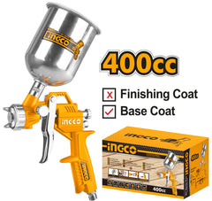 Πιστόλι Βαφής Αέρος Άνω Δοχείο 400cc INGCO