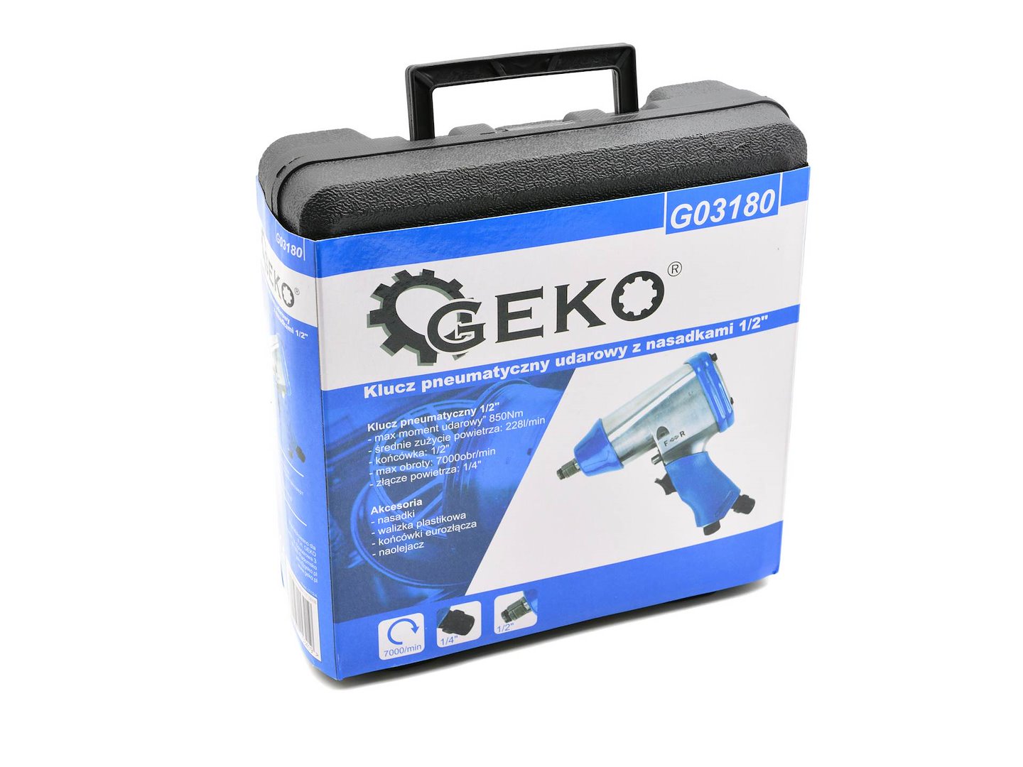 Aερόκλειδο 1/2" Με Καρυδάκια 9-27mm GEKO
