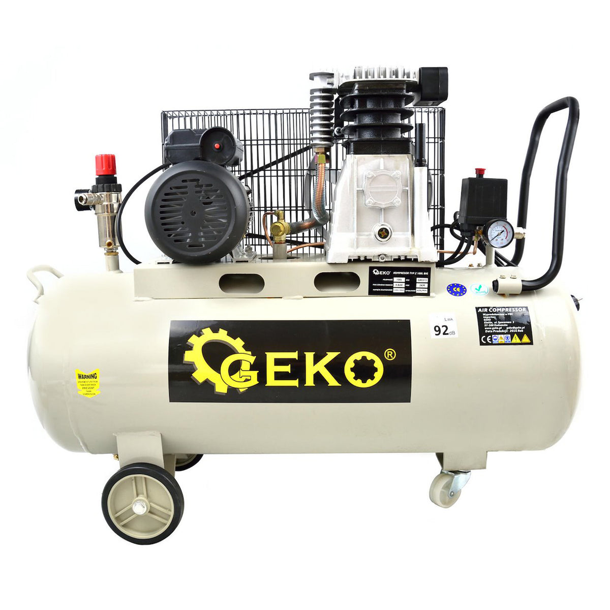 Αεροσυμπιεστής-Κομπρεσέρ Αέρος 100L 420L/Min 220V GEKO
