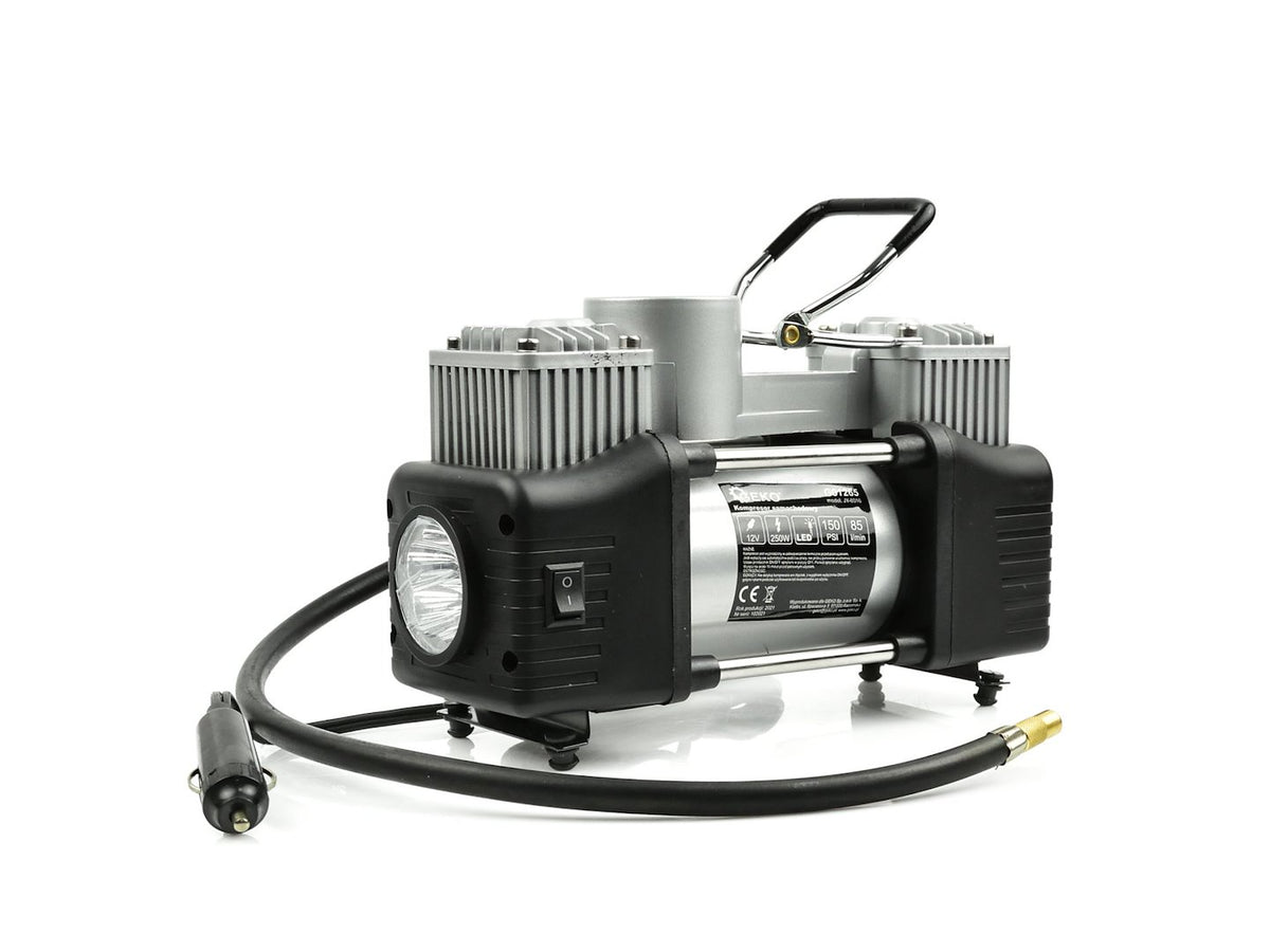 Aεροσυμπιεστής Αυτοκινήτου 12V 250W Με Φακό GEKO