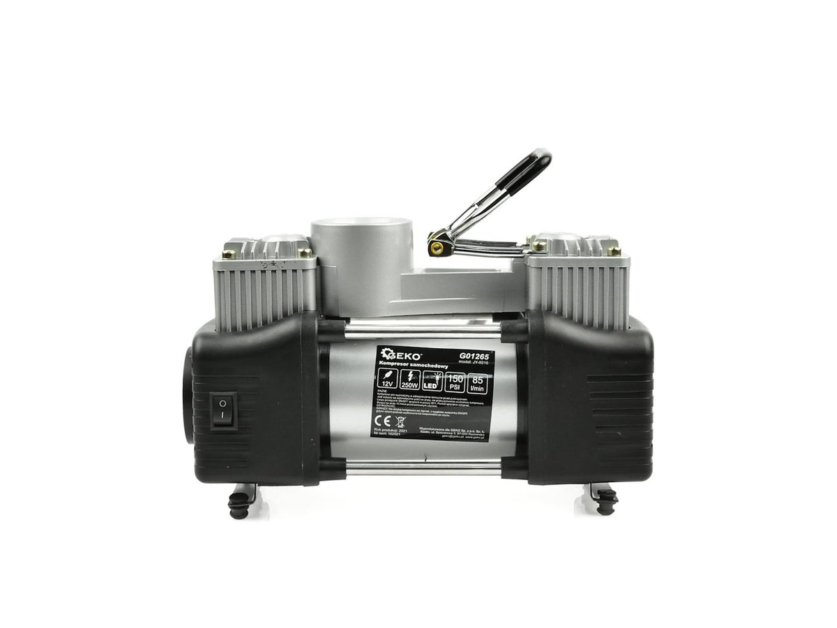 Aεροσυμπιεστής Αυτοκινήτου 12V 250W Με Φακό GEKO