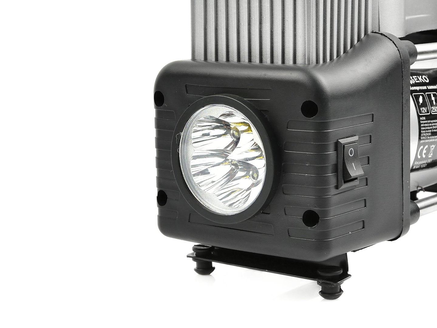 Aεροσυμπιεστής Αυτοκινήτου 12V 250W Με Φακό GEKO