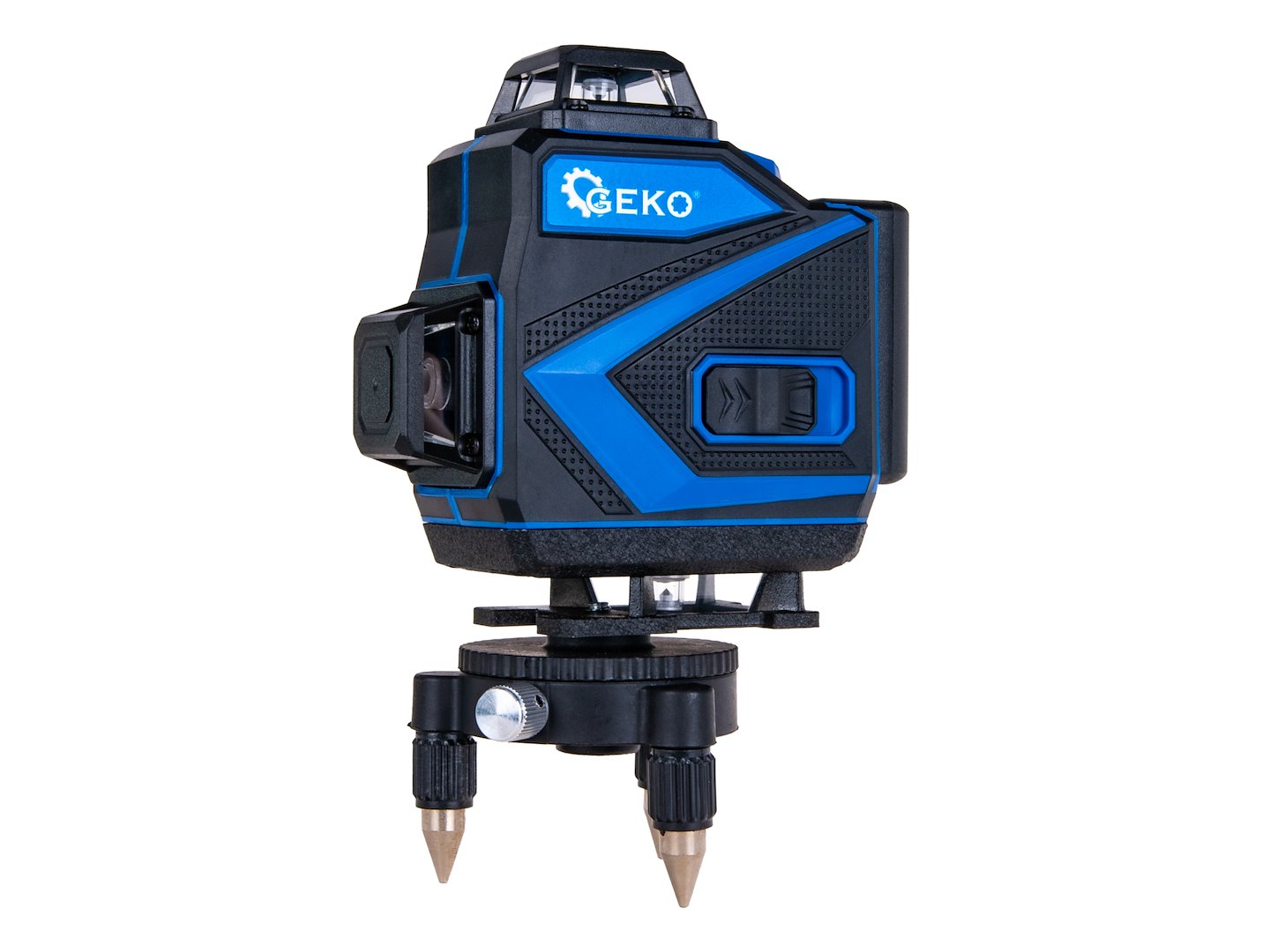 Aλφάδι Laser 360° 4D Με 2 Επαναφορτιζόμενες Μπαταρίες GEKO