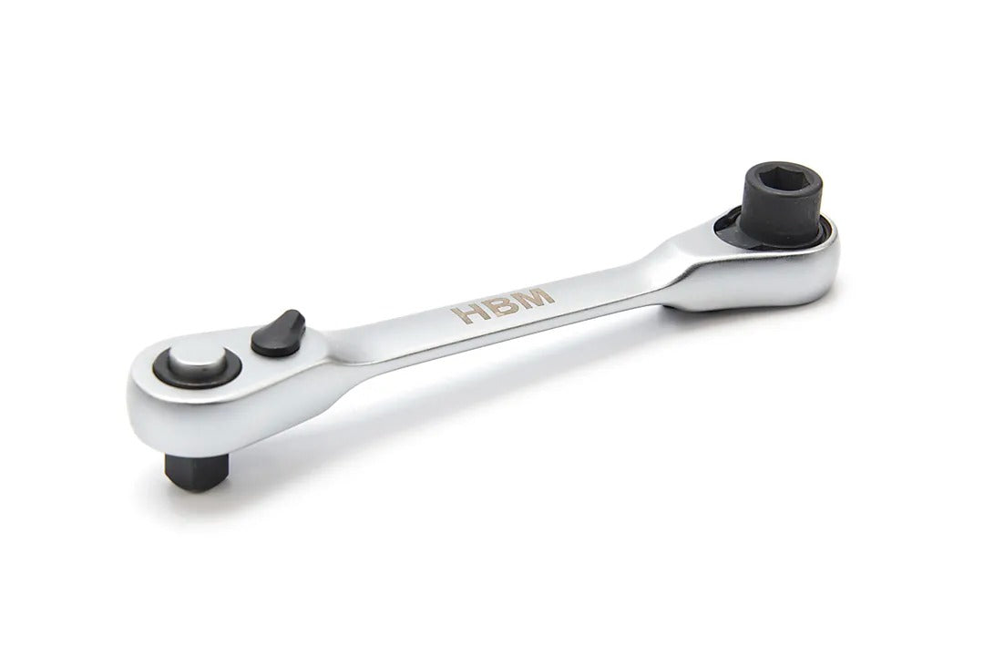 Καστάνια Διπλής Όψης 2 Σε 1, 1/4" Και Υποδοχή Για Μύτες