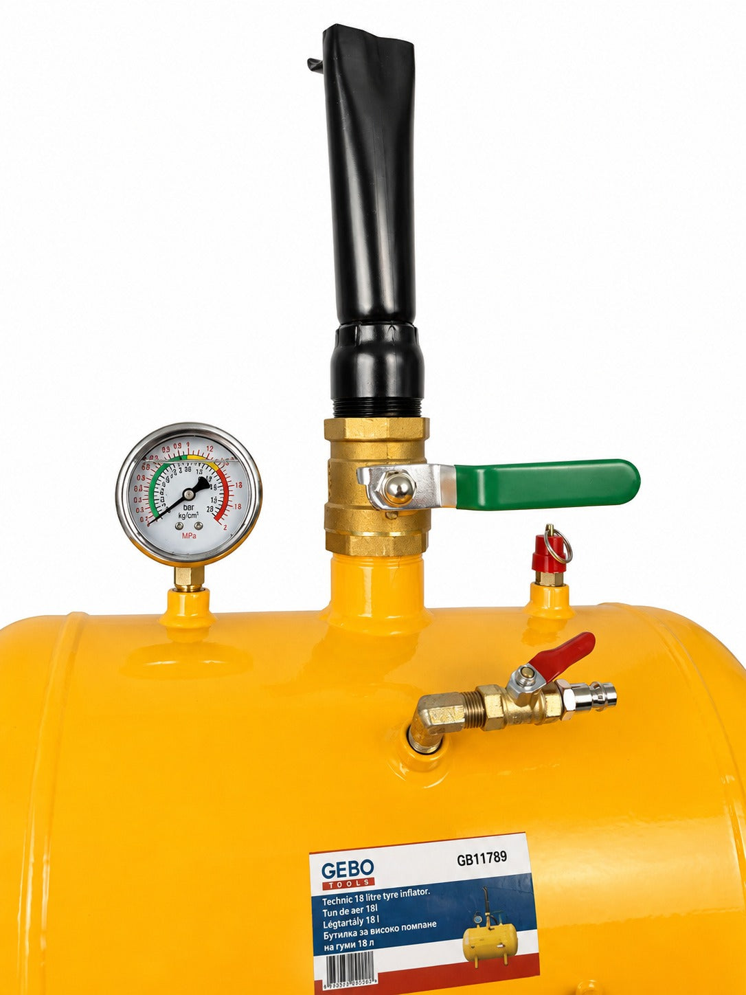 Καζανάκι Φουσκώματος Ελαστικών 18L GEBO TOOLS