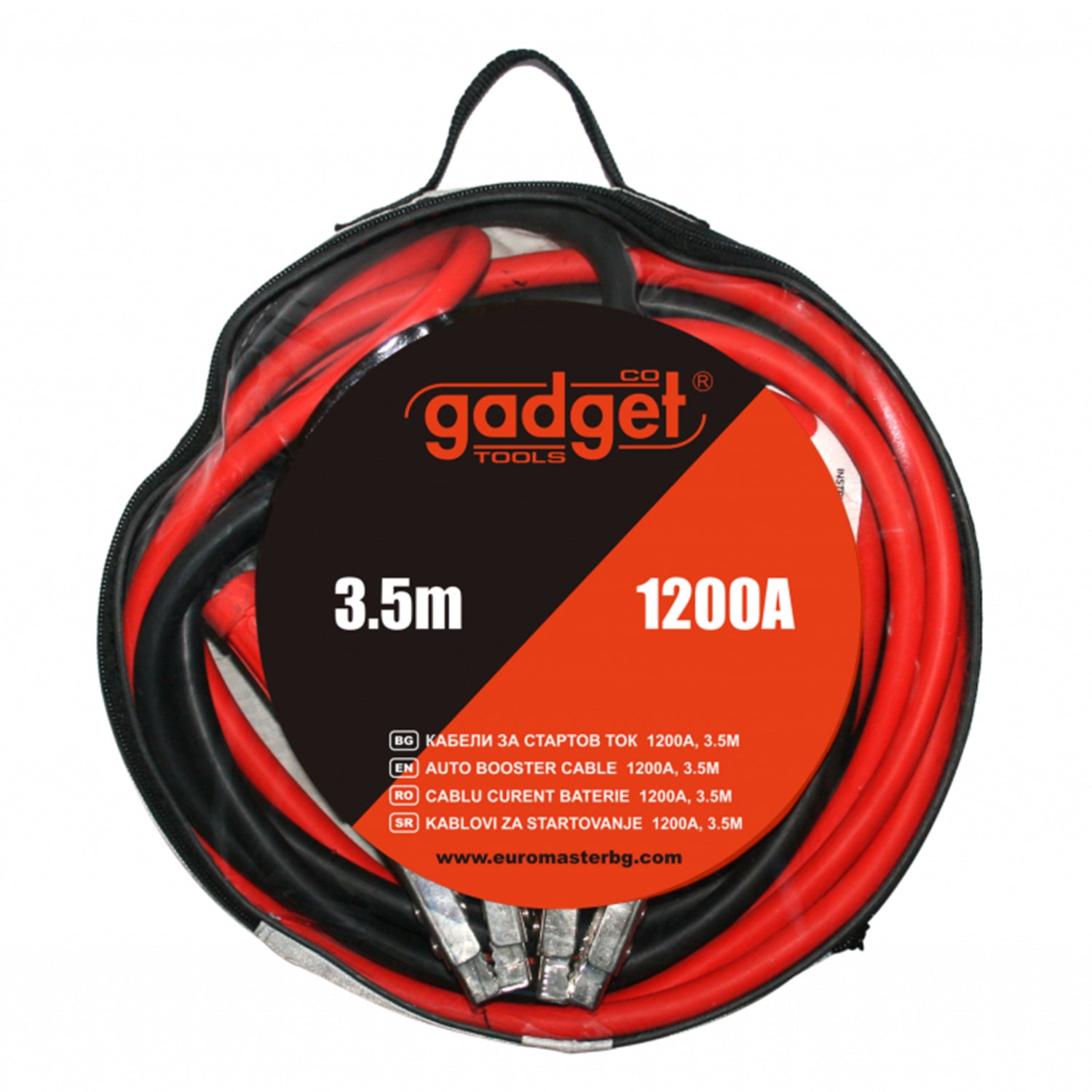 Καλώδια Εκκίνησης Μπαταρίας Αυτοκινήτου Gadget 1200A 3.5M