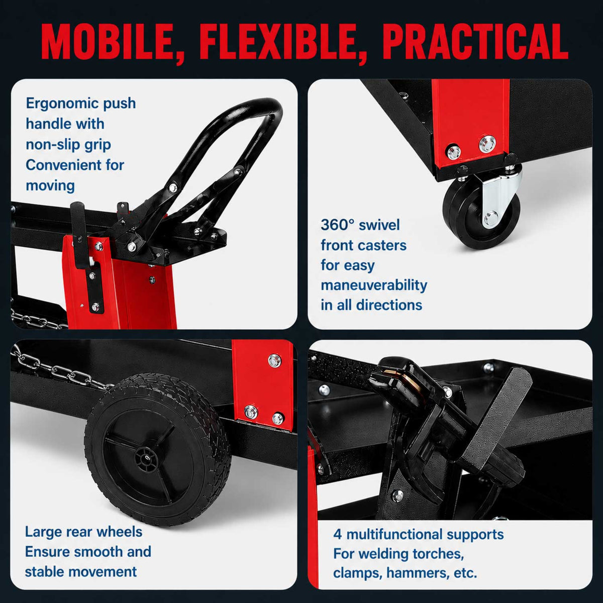 Καρότσι Μεταφοράς Μηχανής Συγκόλλησης Premium GEBO TOOLS