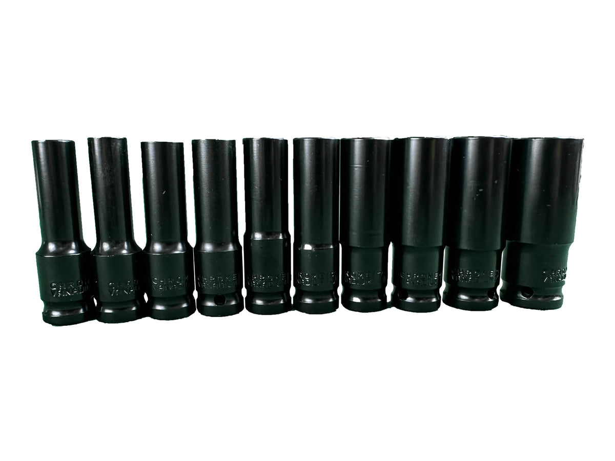Σετ Καρυδάκια 1/2" Μακριά 8-24mm 10 Τμχ GEBO TOOLS