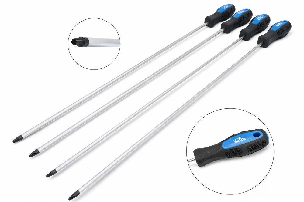 Σετ Κατσαβίδια Torx 450mm Έξτρα Μακριά 4 Τμχ