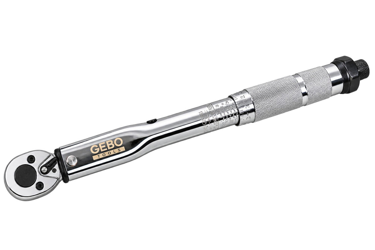 Δυναμόκλειδο-Ροπόκλειδο 1/4" 5-25Nm GEBO TOOLS