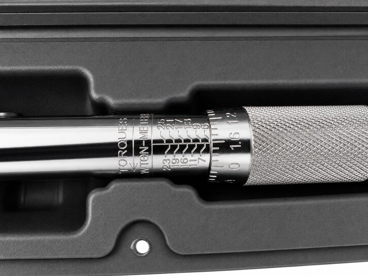 Δυναμόκλειδο-Ροπόκλειδο 1/4" 5-25Nm GEBO TOOLS