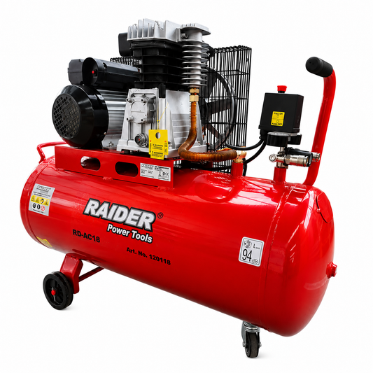 Αεροσυμπιεστής 100L 3Hp 220V RAIDER
