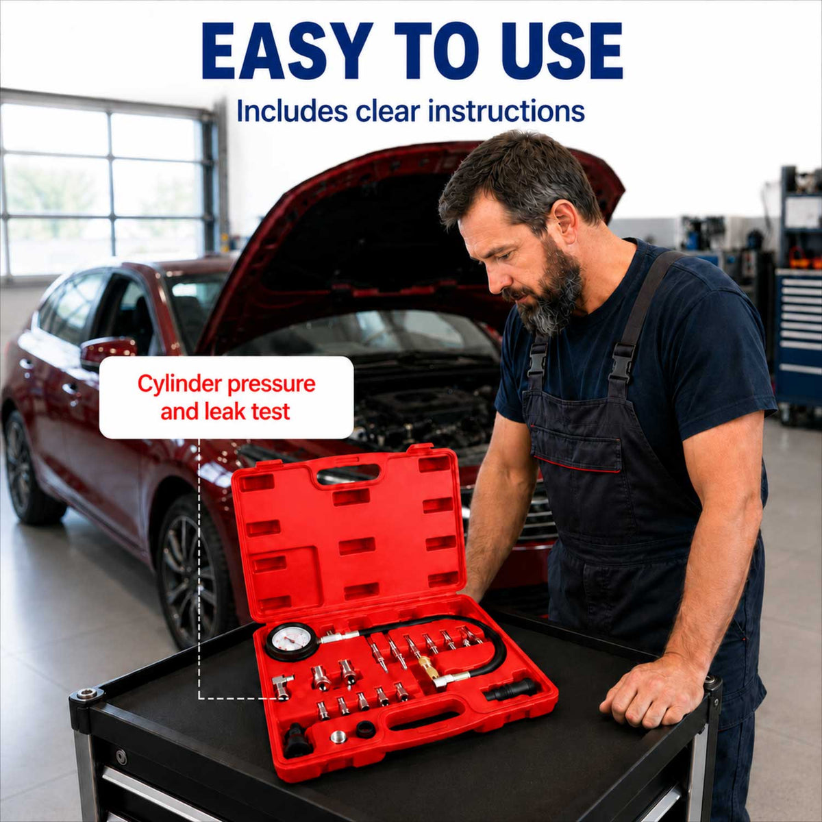 Συμπιεσόμετρο Πετρελαιοκινητήρων Diesel GEBO TOOLS