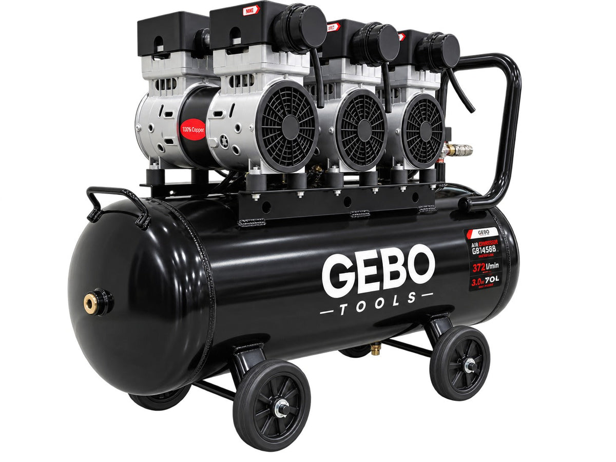 Αθόρυβος Συμπιεστής 70L M2 GEBO TOOLS