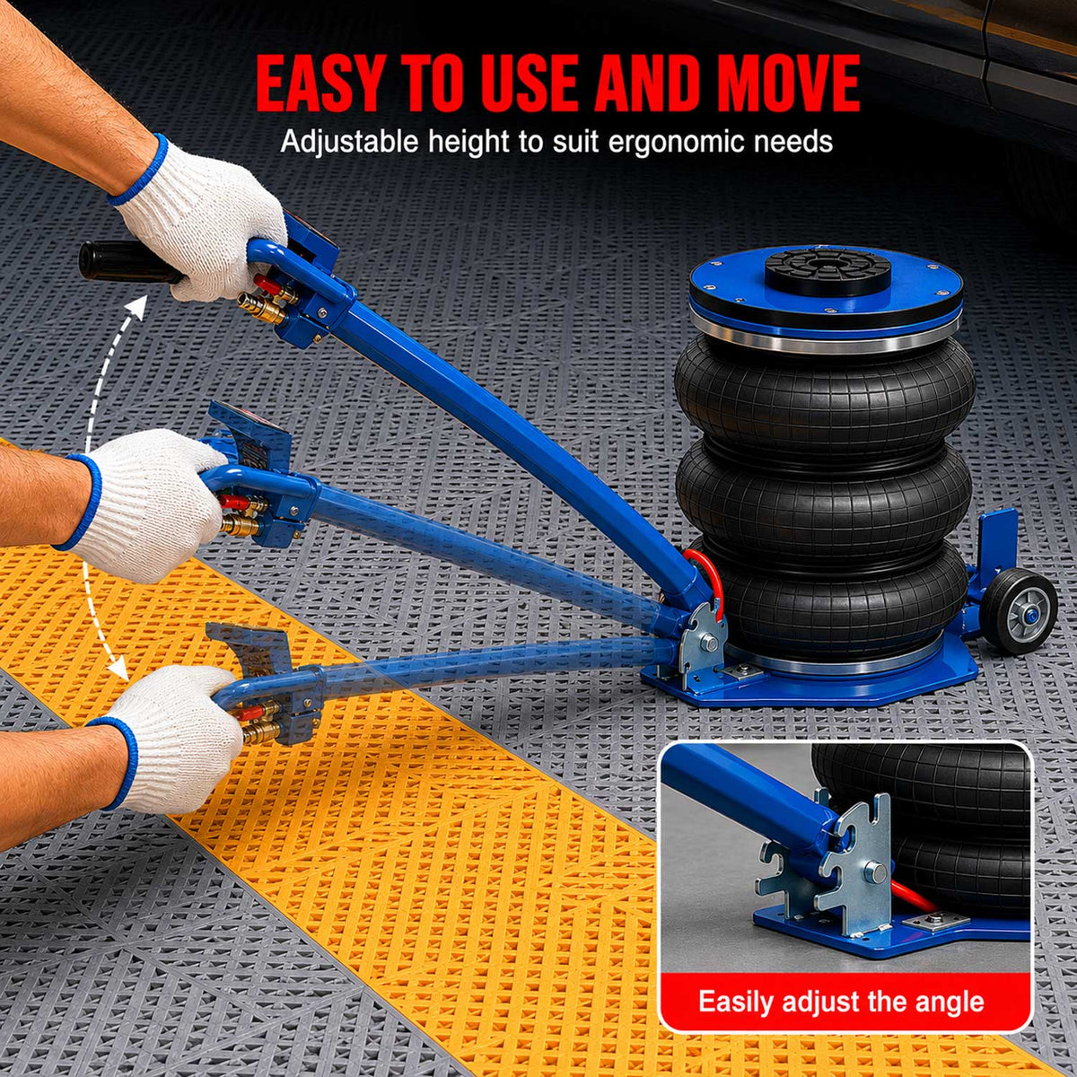 Γρύλος Αέρος με 3 Φούσκες 3500Kg GEBO TOOLS