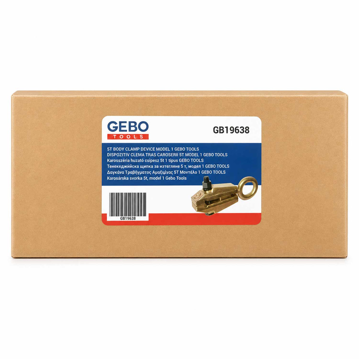 Δαγκάνα Έλξης Φανοποιίας 5Τ Μοντέλο 1 GEBO TOOLS