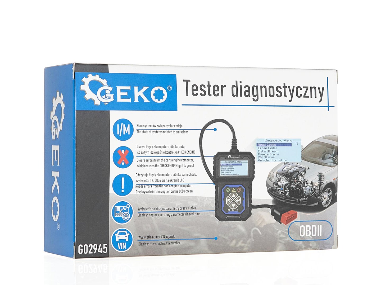 Διαγνωστικό Αυτοκινήτου OBD2 Με Οθόνη LCD