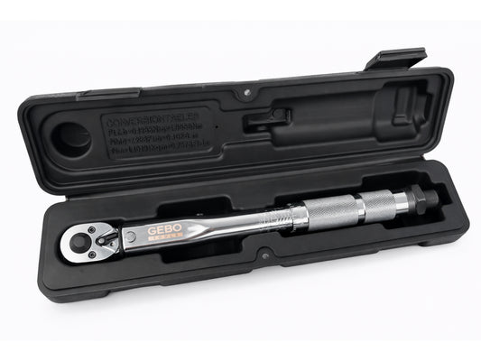 Δυναμόκλειδο-Ροπόκλειδο 1/4" 5-25Nm GEBO TOOLS